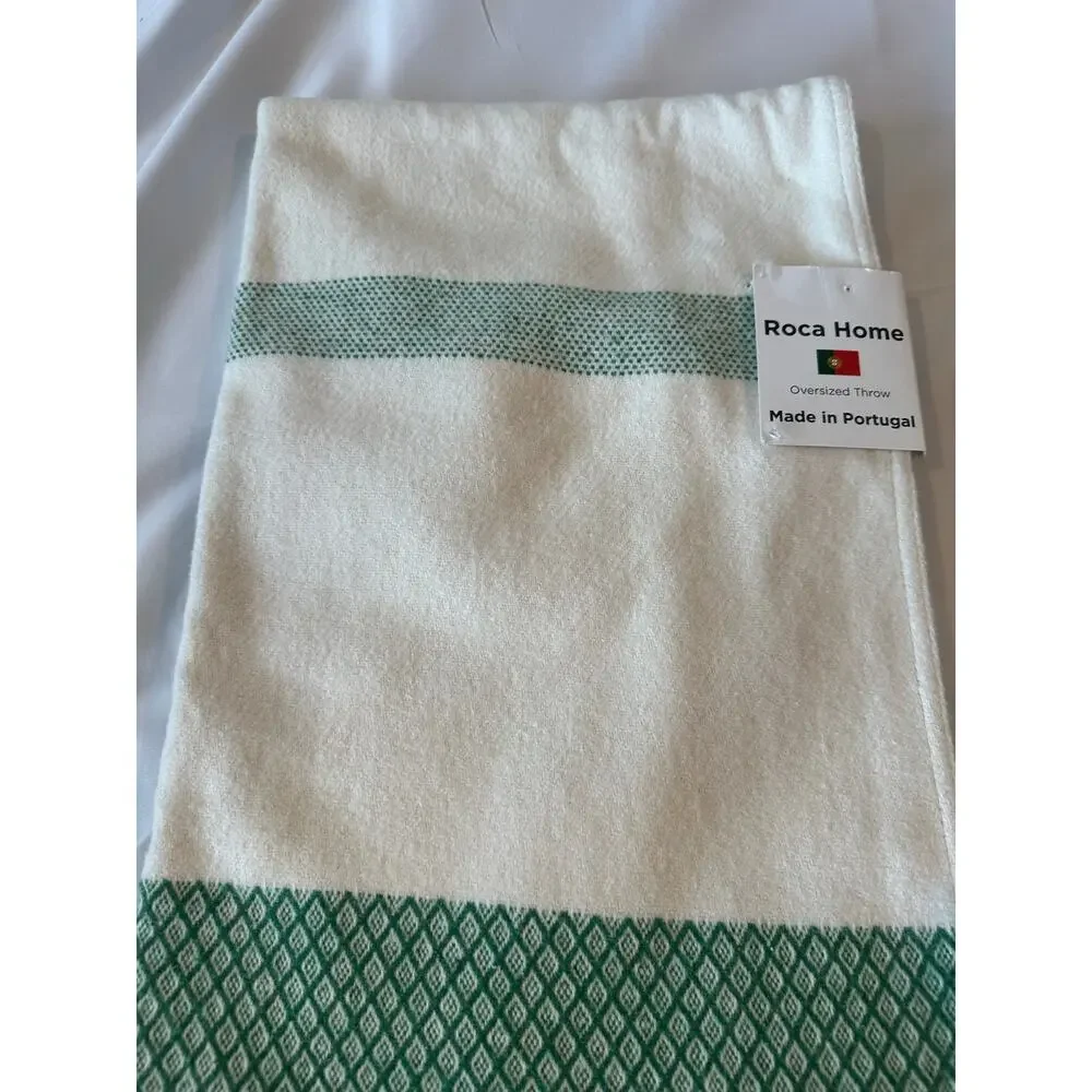 Roca home throw made in Portugal 50” x 67”